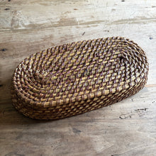 Load image into Gallery viewer, Antique French Rye Work Basket