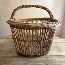 Load image into Gallery viewer, Large Antique French Stick Work Basket