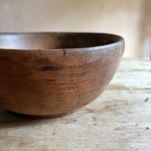 Laden Sie das Bild in den Galerie-Viewer, Antique French Wooden Bowl