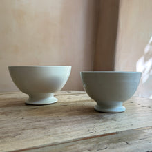 Charger l'image dans la galerie, Two ceramic bowls on a wooden surface with a neutral background | decorative antiques 
